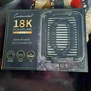 Continental signature series indoor smokeless grill